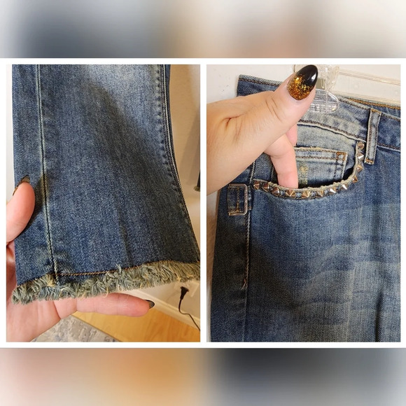 Zadig & Voltaire Studded Eva Use Jeans. Women's size 28. - Picture 6 of 16